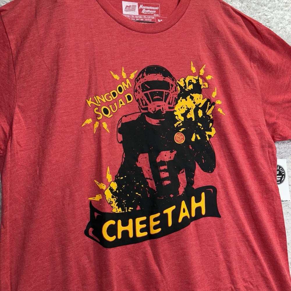 Kansas City Chiefs T-Shirt Women's XL Hometown Anthem Red Throwback Tyreek Hill - Picture 2 of 7